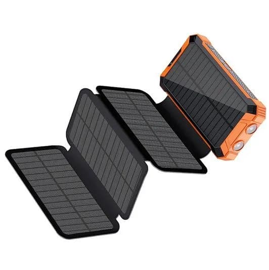 מטען נייד סולארי עוצמתי | סוללת גיבוי 20,000maH