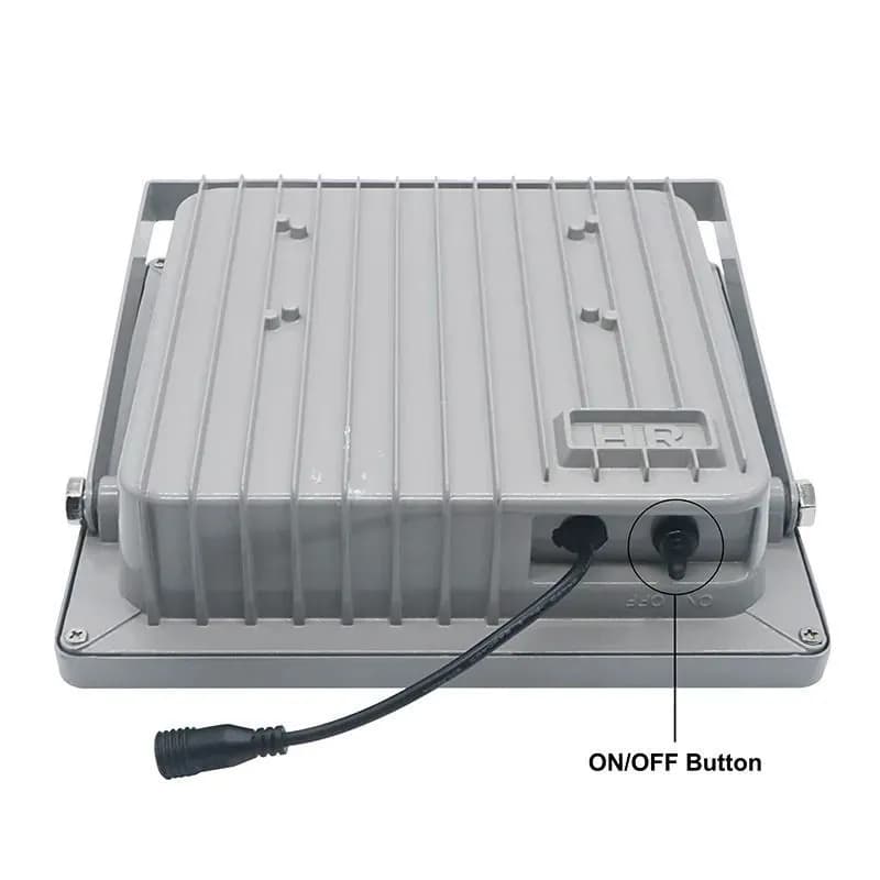 פרוז'קטור סולארי 40W עם חיישן תנועה לבן חם עם שלט אלחוטי