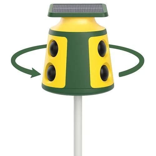 מרחיק כלבים וחתולים סולארי אולטרה סוני 360°
