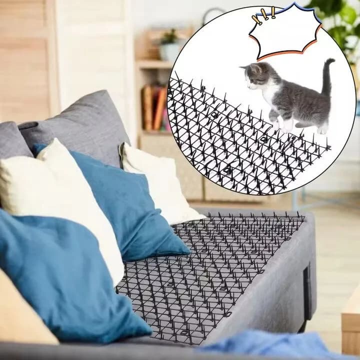 5 יח' משטח דוקרני קוצים להרחקת חתולים וכלבים